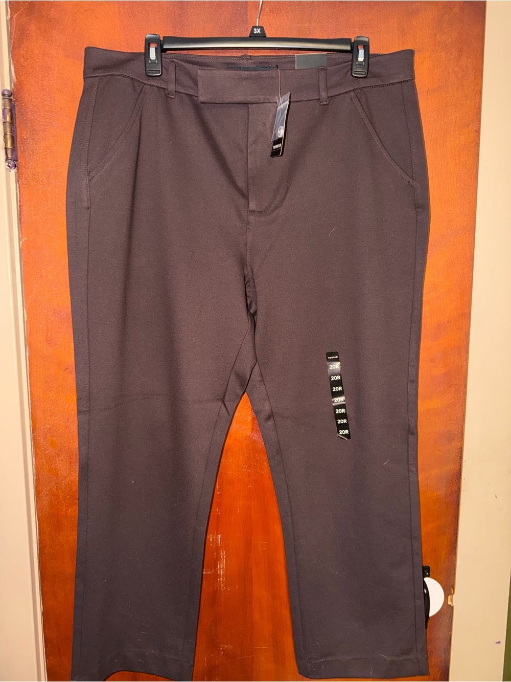torrid Black Women's Straight Leg Ponte Trousers